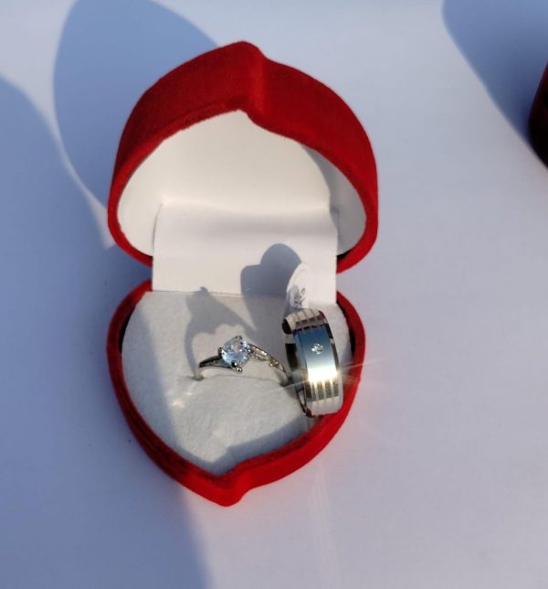 Couple Special Stainless Steel Rings Set – Matching His & Hers Bands For Couples, Promise Or Anniversary Rings | Couple Ring