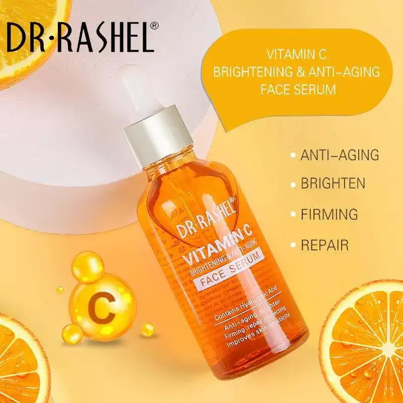 DR RASHEL Vitamin C Face Serum – Brightening & Anti-Aging Skin Care, 50ml