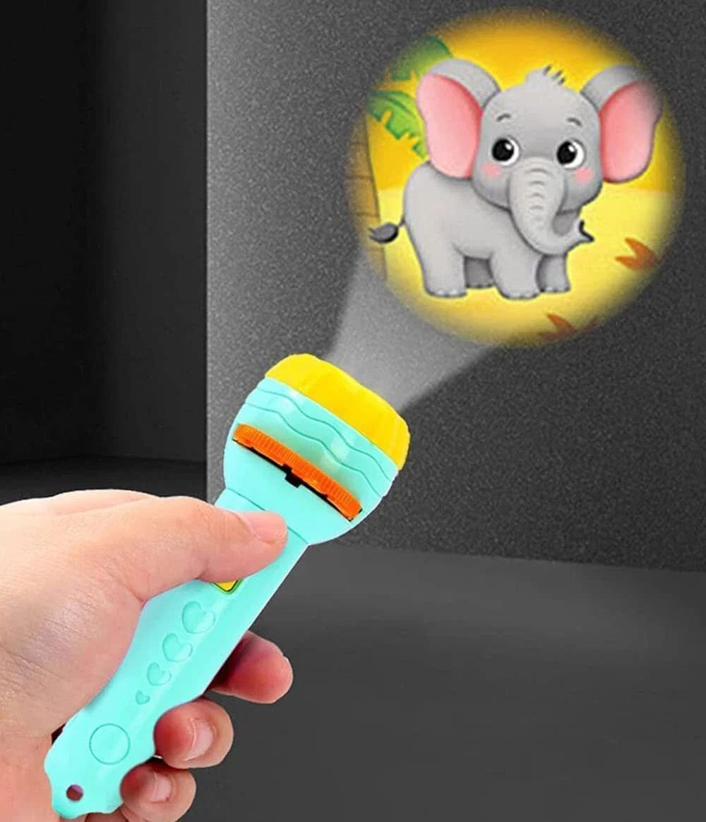 ( Pack of 2 ) Slide Projector Torch Projection Light,children’s Flashlight Toy