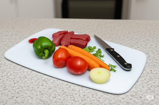 Plastic Chopping Board – Small Size Chopping Board – Cutting Board – Ideal For Food Prep – Chopping Board For Kitchen