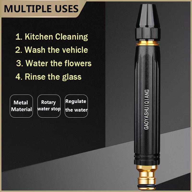 High Pressure Power Washer Car Wash Spray Gun Garden Water Gun Hose Nozzle Watering Irrigation Sprinkler Garden-tools – Plastic