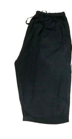 Summer Basketball Designer Shorts for Men | Solid Color | Breathable Drawstring Loose | Casual Short | High Quality [Black] - L