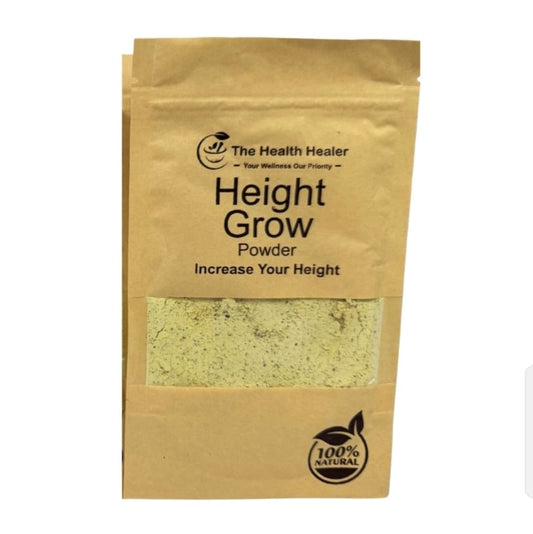 The Health Healer Height Grow Powder – 100% Natural Height Increase Supplement- 50G