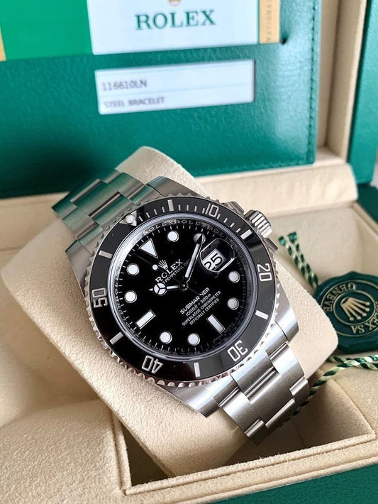 Rolex Men’s Formal Quartz Wrist Watch With Stainless Steel Strap ( With Random Box )