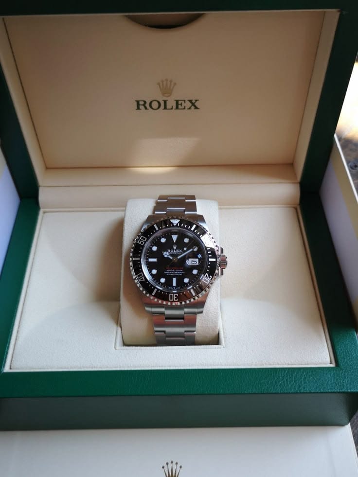 Rolex Men’s Formal Quartz Wrist Watch With Stainless Steel Strap ( With Random Box )
