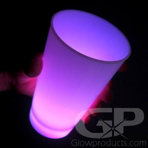 Plastic Led Flashing Cup Led light Cup Water Hanging Glass( With Box )