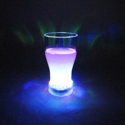 Plastic Led Flashing Cup Led light Cup Water Hanging Glass( With Box )