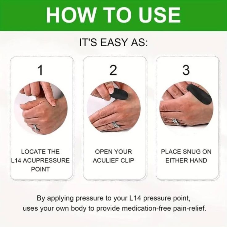 Original – Sugar Control Li4 Acupressure Point Clip Wearable – Supporting Acupressure Relaxation