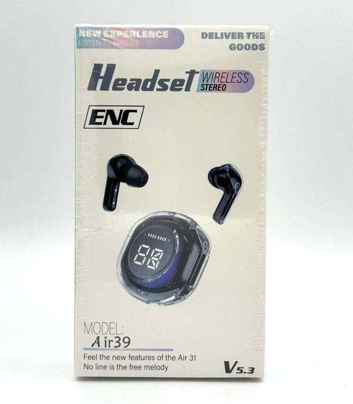 Air 31 Earbuds Wireless Earbuds| Heavy Bass | Noise Reduction |  Led Display – Random Color