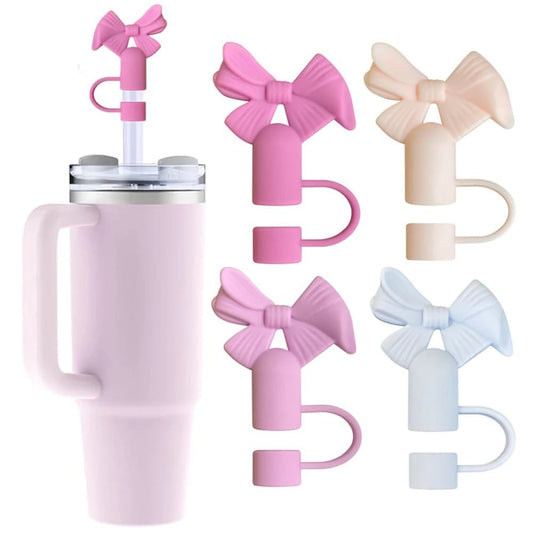 1PC Cute Bow Straw Cap Cover for 10mm Straws – Fits Stanley Tumbler Cups