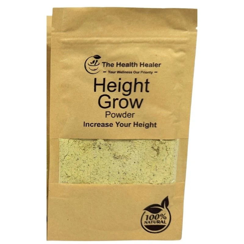 The Health Healer Height Grow Powder – 100% Natural Height Increase Supplement- 50G